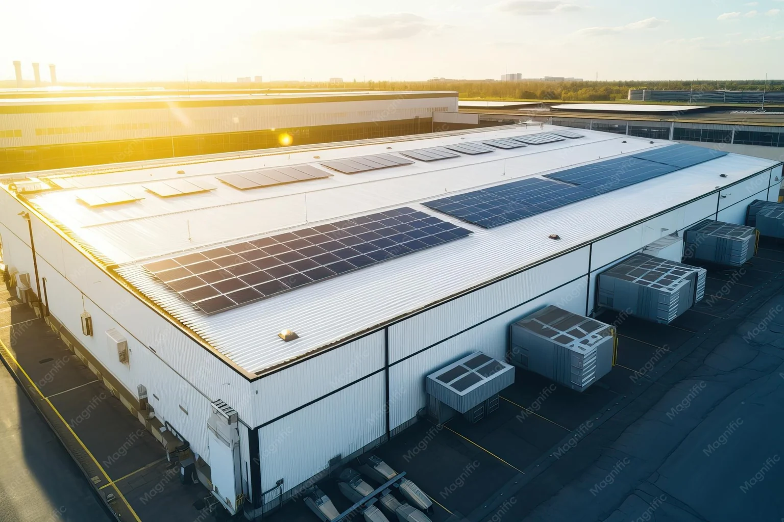 Energia solar comercial — exemplo 3