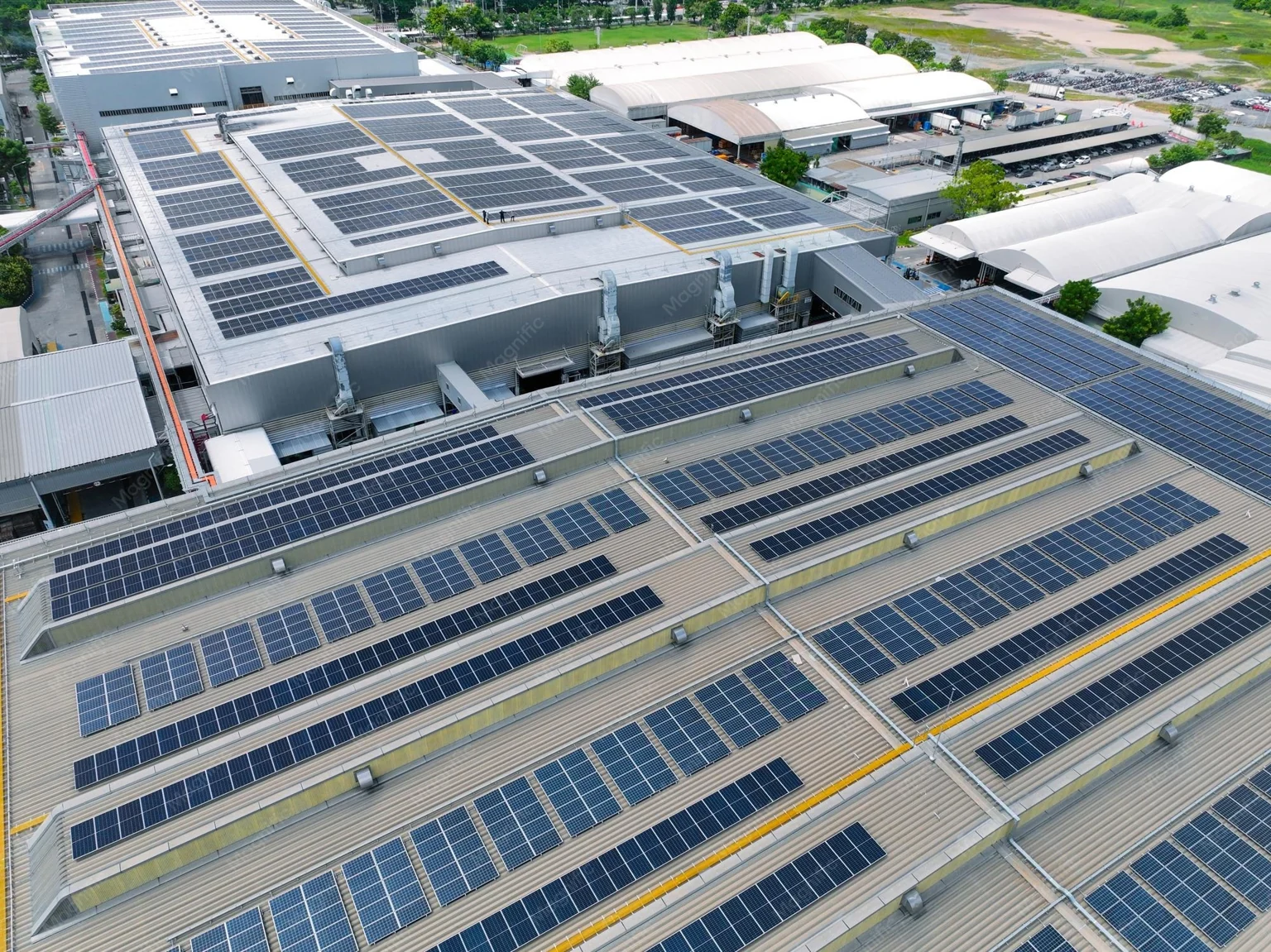 Energia solar comercial — exemplo 5