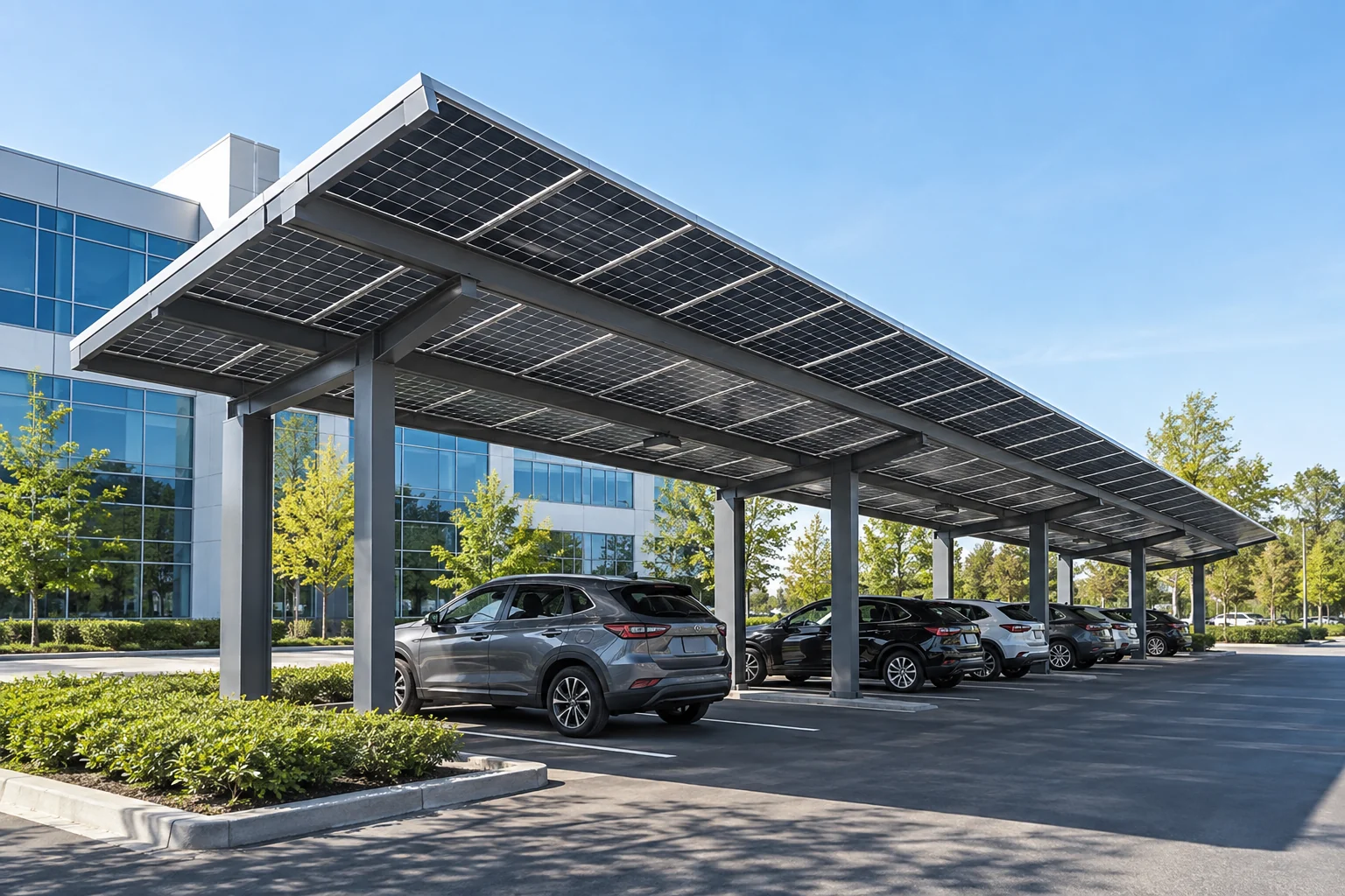 Energia solar comercial — exemplo 7