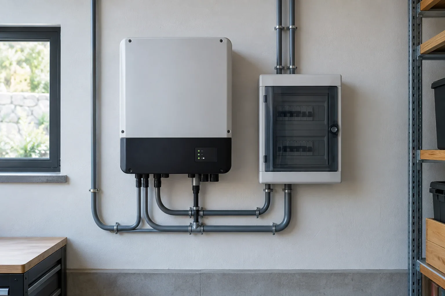 Inversores e proteção elétrica — exemplo 1