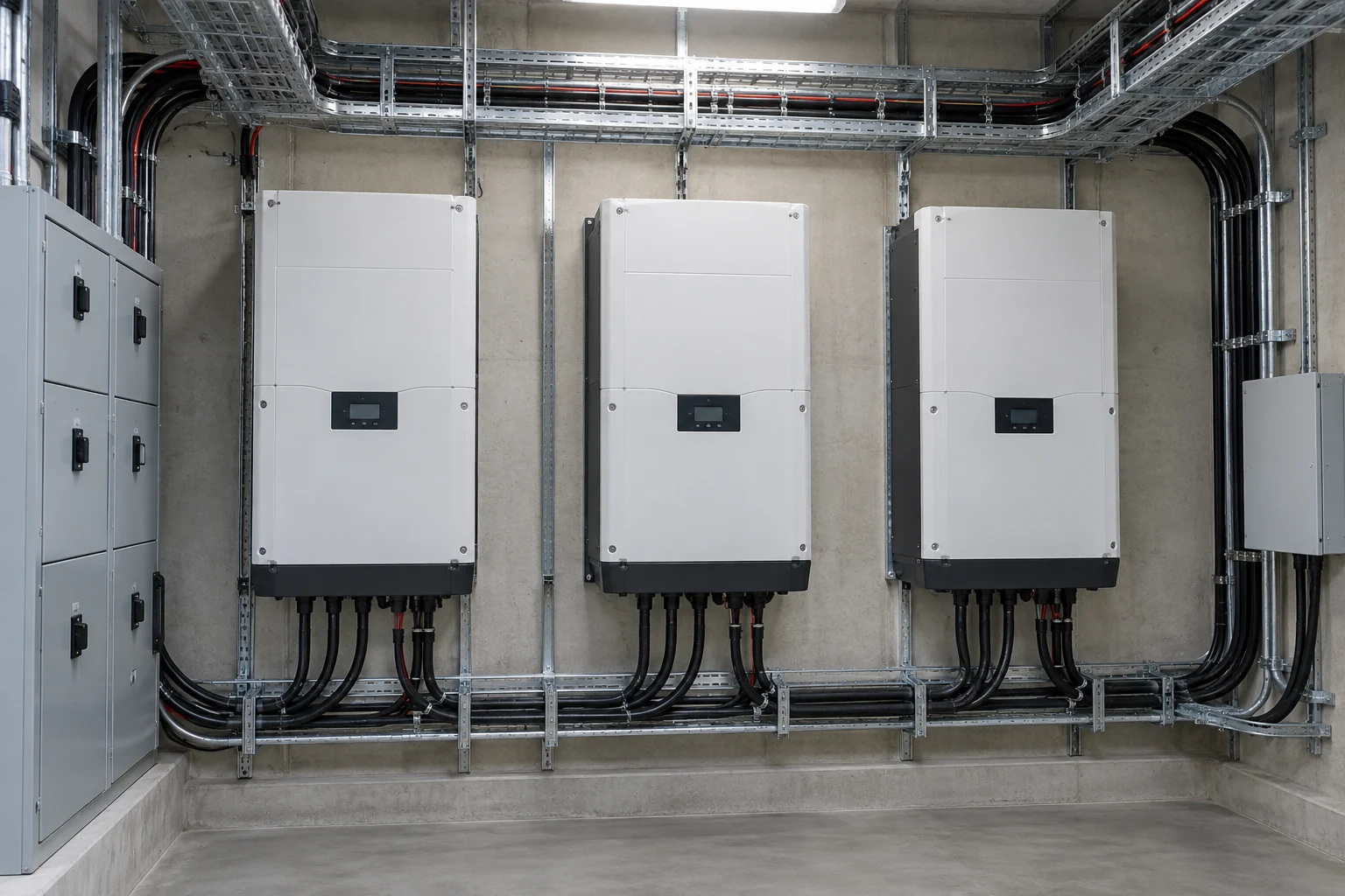 Inversores e proteção elétrica — exemplo 6