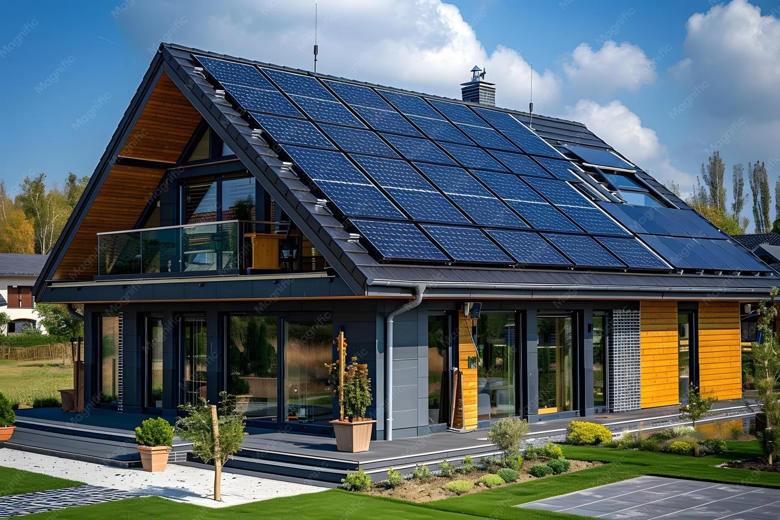 Energia solar residencial — exemplo 5